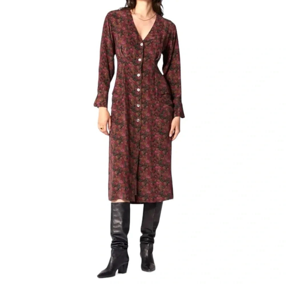 EQUIPMENT TEODORA ARCHIVAL SILK FLORAL DRESS - Picture 2 of 16